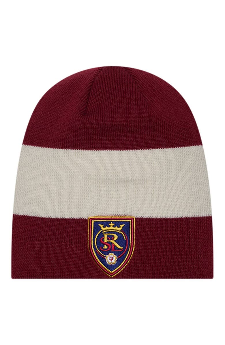 New Era Men's New Era Red Real Salt Lake 2024 Kick Off Collection Knit Beanie, Main, color, 
