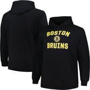 PROFILE Men's Profile Black Boston Bruins Big & Tall Arch Over Logo Pullover Hoodie