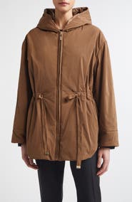 Max Mara Charme Water Repellent Hooded Jacket