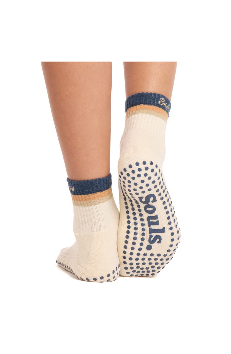 Souls. Body & Soul Grip Sock, Alternate, color, Cream