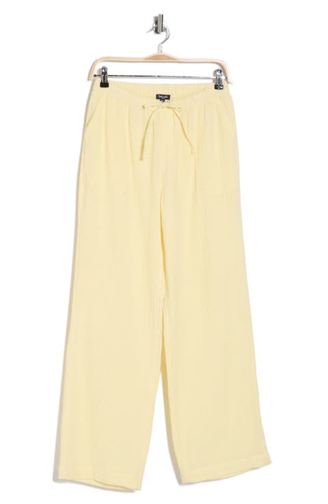 Cotton Gauze Pull-On Pants