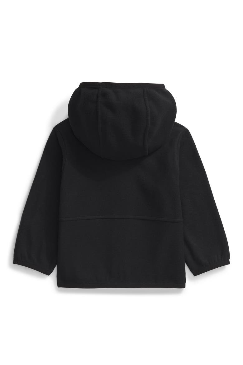 Glacier Fleece Zip Hoodie, Alternate, color, TNF BLACK
