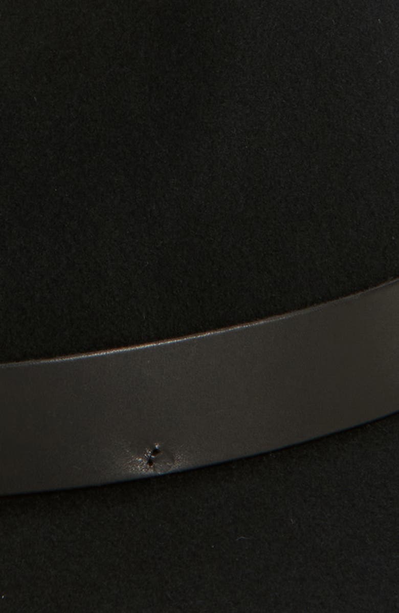 Janessa Leoné Ross Wool Fedora, Alternate, color, Black