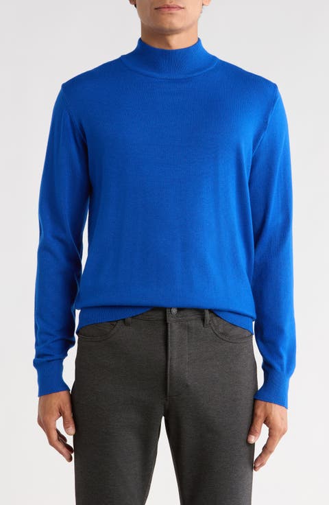 Slim Fit Mock Neck Sweater