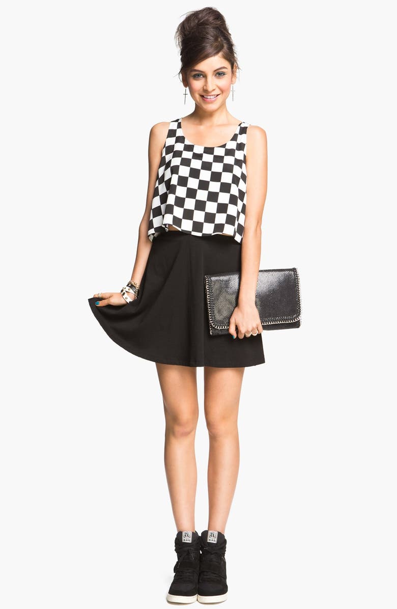 Lily White Skater Skirt, Alternate, color,