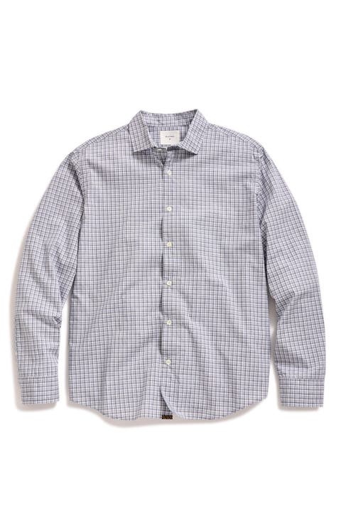 Hutcheson Micro Shadow Plaid Button-Up Shirt
