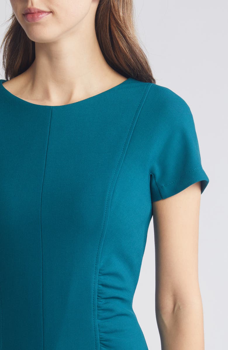 BOSS Dakela Ruched Sheath Dress, Alternate, color,