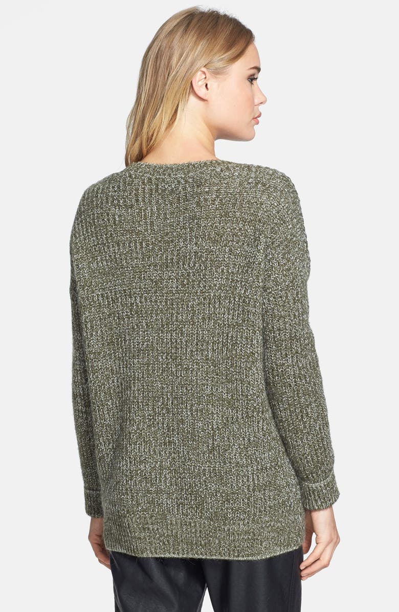 Topshop Ribbed Sweater, Alternate, color, 