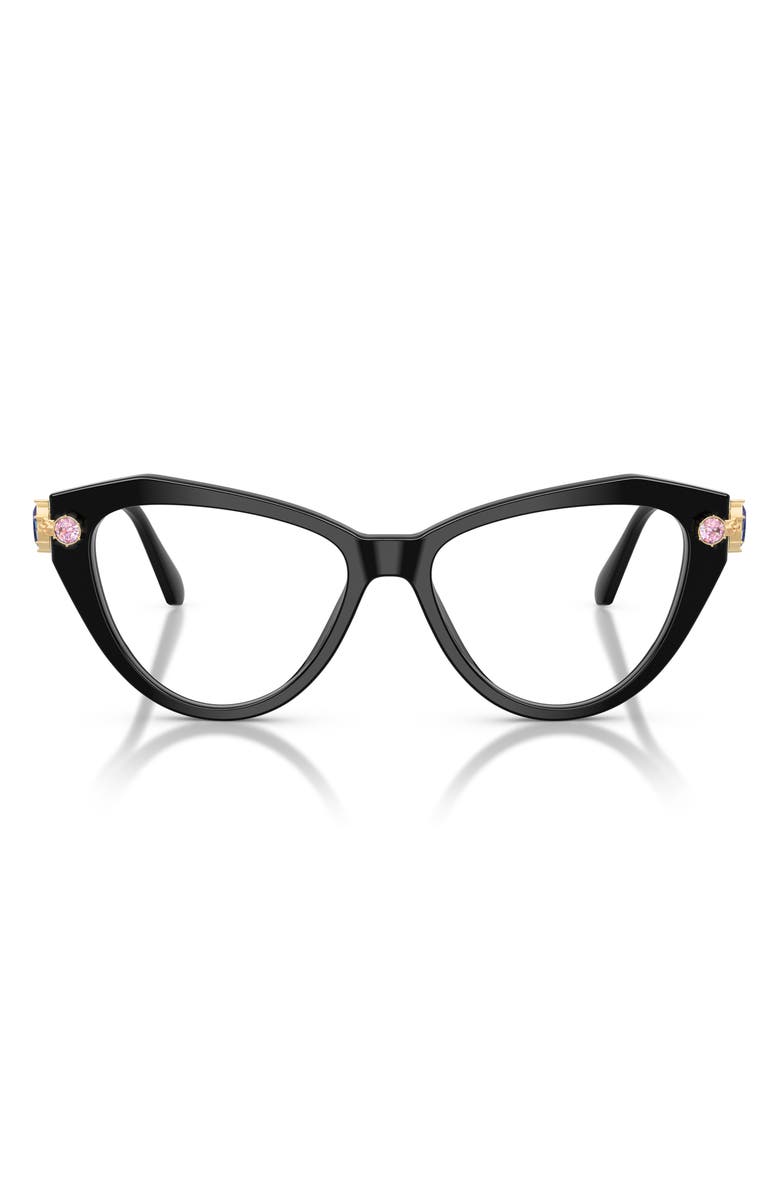Swarovski 55mm Cat Eye Optical Glasses, Main, color,