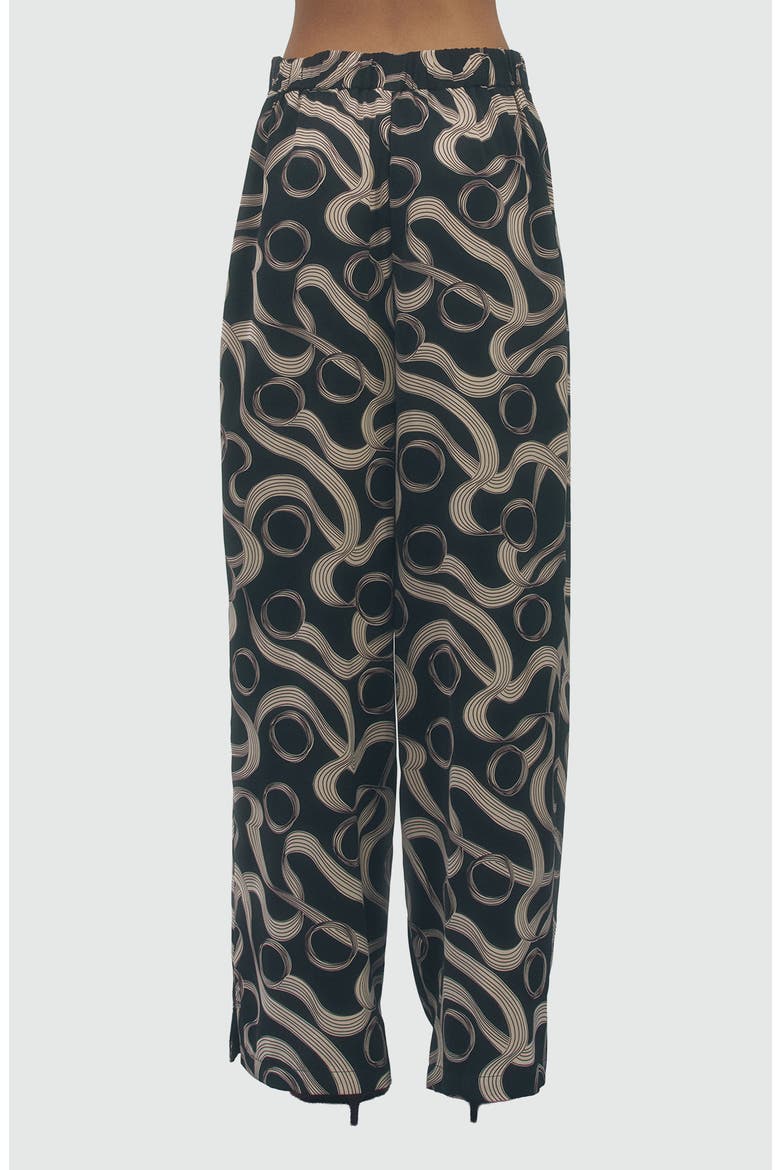 Hayden Wide Leg Pants, Alternate, color, BLACK BEIGE