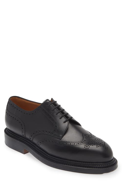 JM WESTON Triple Sole Brogued Derby in Black  product