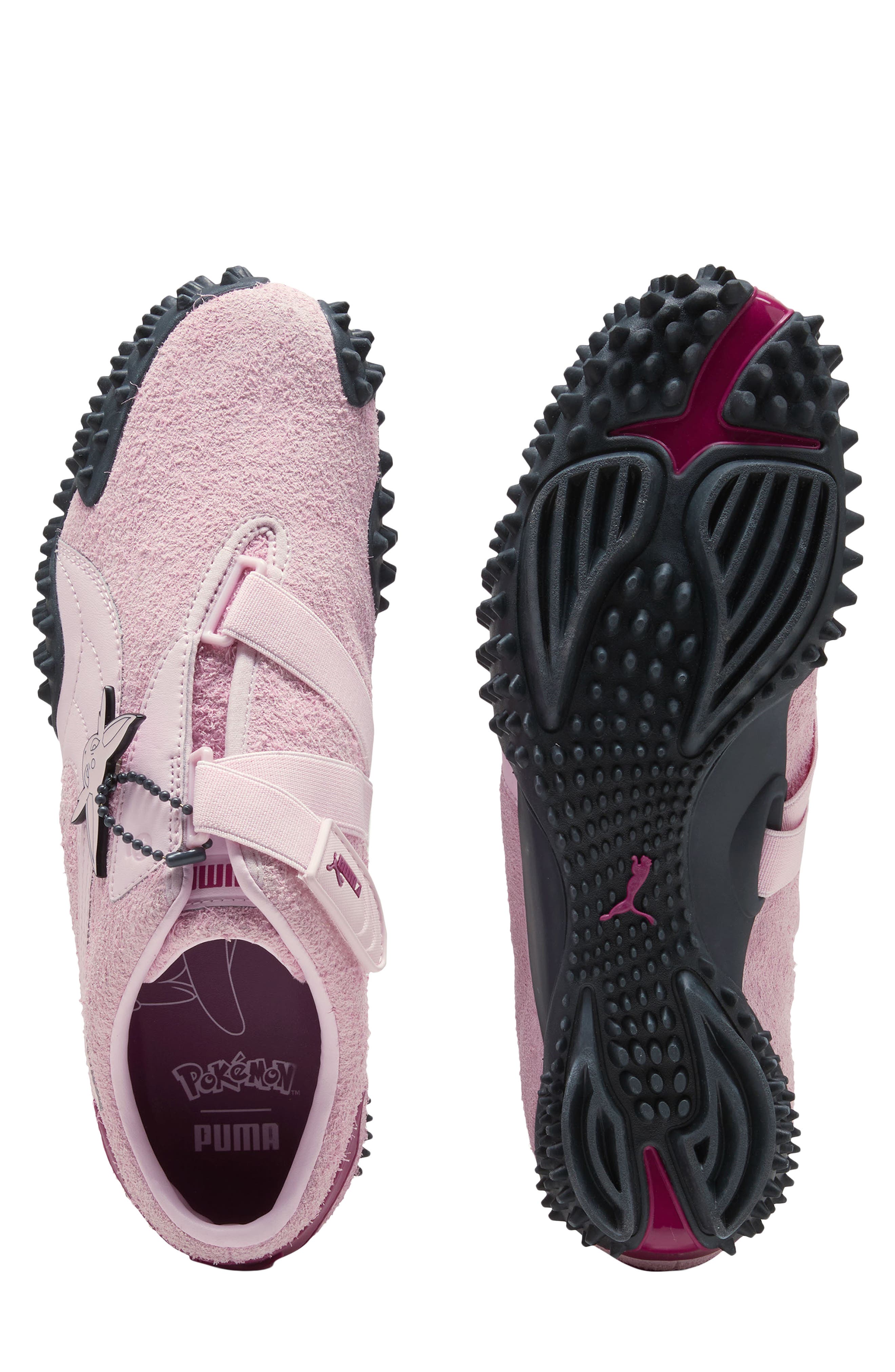 PUMA x POKÉMON Mostro Espeon Sneaker, Alternate, color, Pearl Pink/ Strong Gray