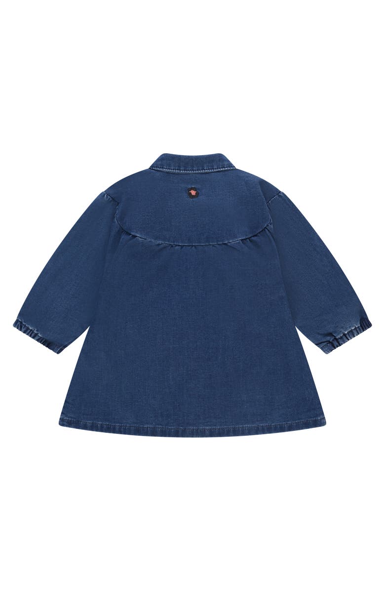 BABYFACE Long Sleeve Denim Dress, Alternate, color, Medium Blue
