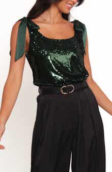 Petal & Pup Miah Sequin Top