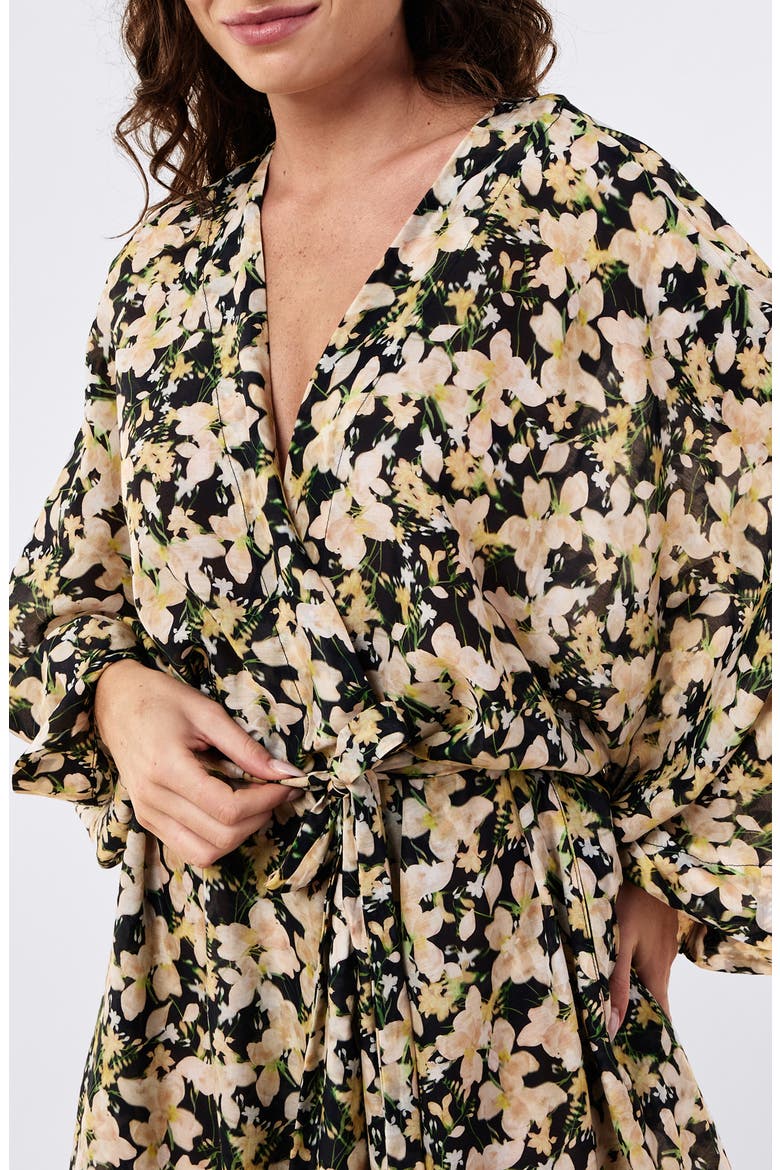 Serena Kimono Maxi Robe, Alternate, color, DEEP NAVY