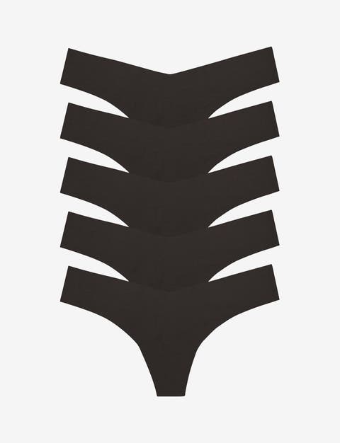 Classic Solid Thong 5-pack