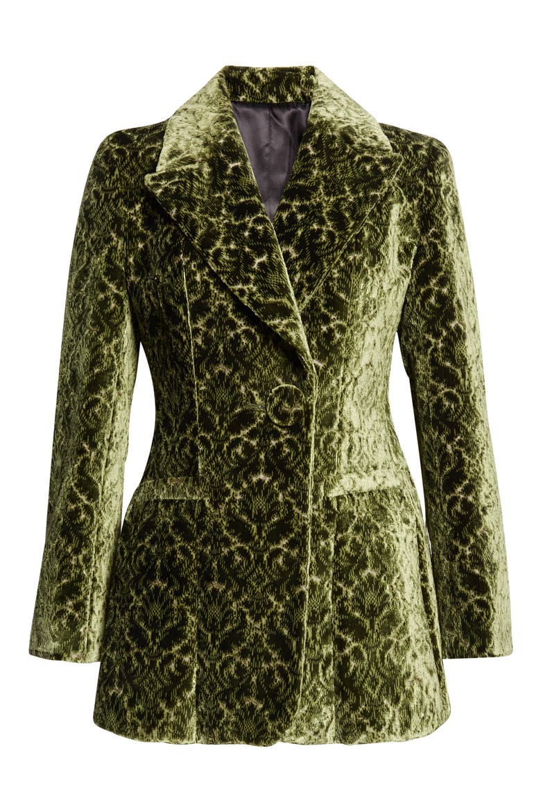 Baroque Velvet Blazer, Main, color, MOAT IP PATTERN