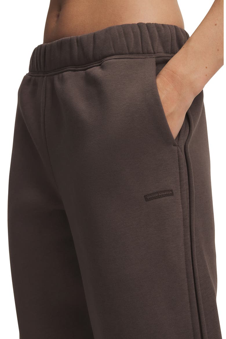 Icon Fleece Wide Leg Pants, Alternate, color, 200 PEPPERCORN