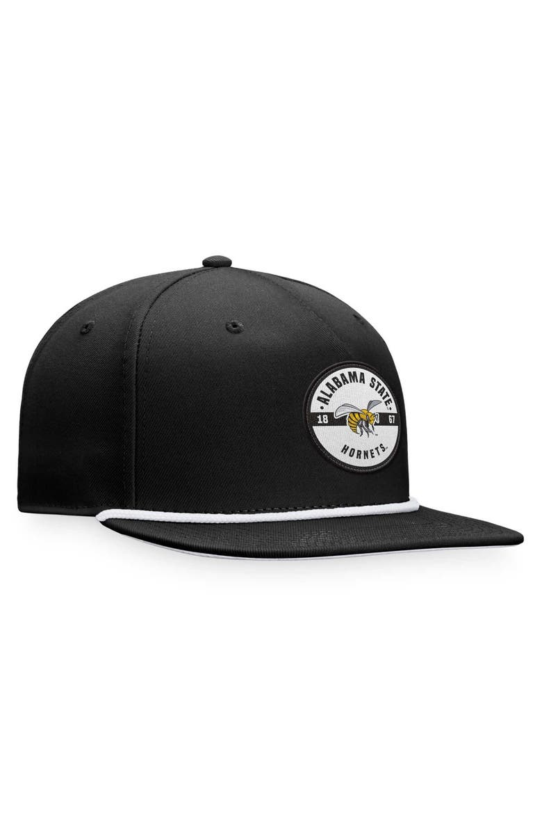 TOP OF THE WORLD Men's Top of the World Black Alabama State Hornets Bank Hat, Alternate, color, Black
