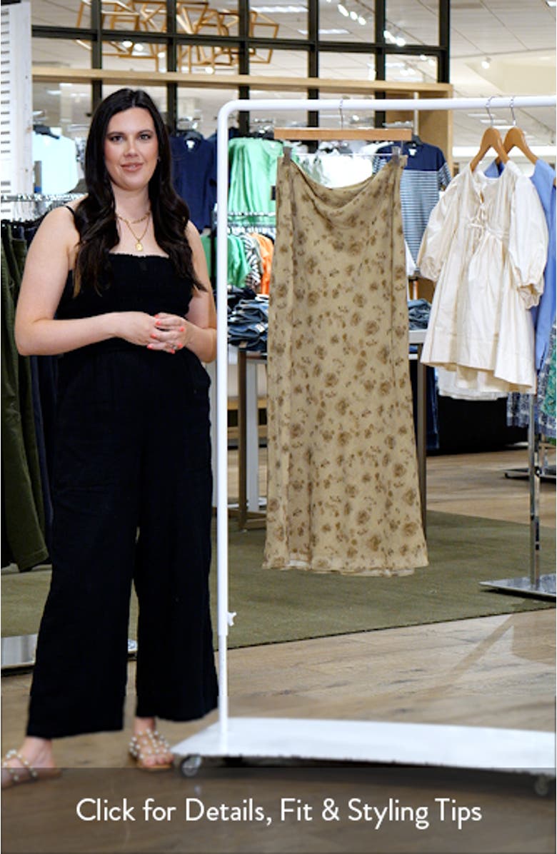 Piazia Chiffon Maxi Skirt, sales video thumbnail