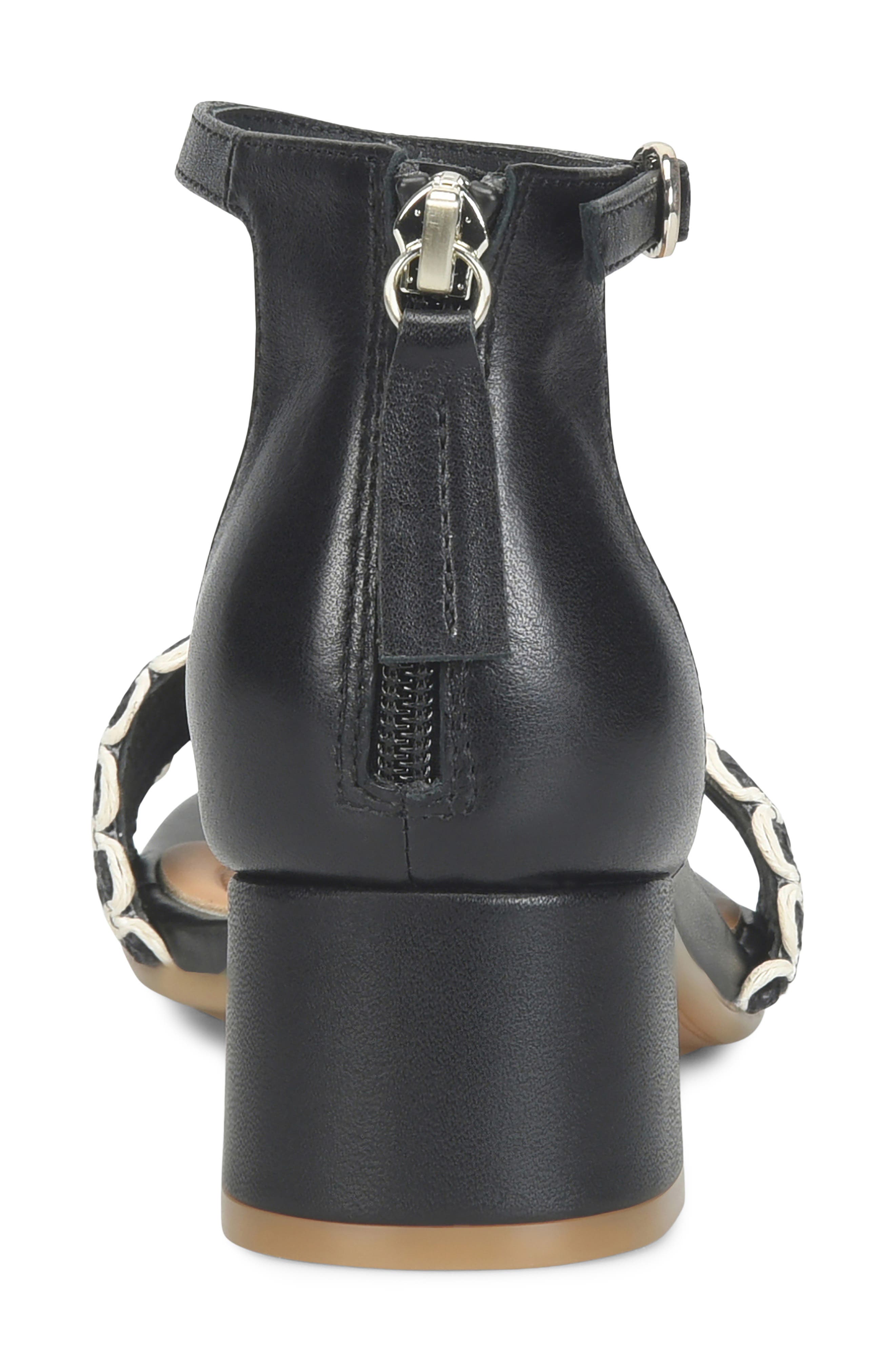 Söfft Lilah Ankle Strap Wedge Sandal, Alternate, color, Black