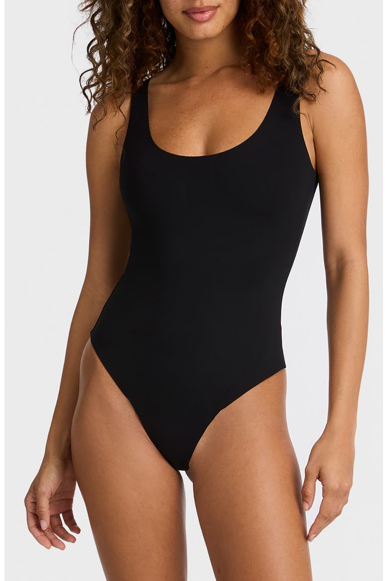 Neoprene Tank Bodysuit, Main, color, BLK-BLACK