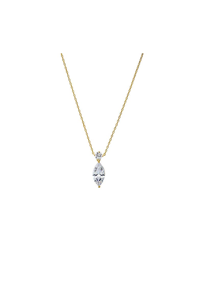 BY ADINA EDEN Fancy Solitare 
Marquise Pendant Necklace, Main, color, 