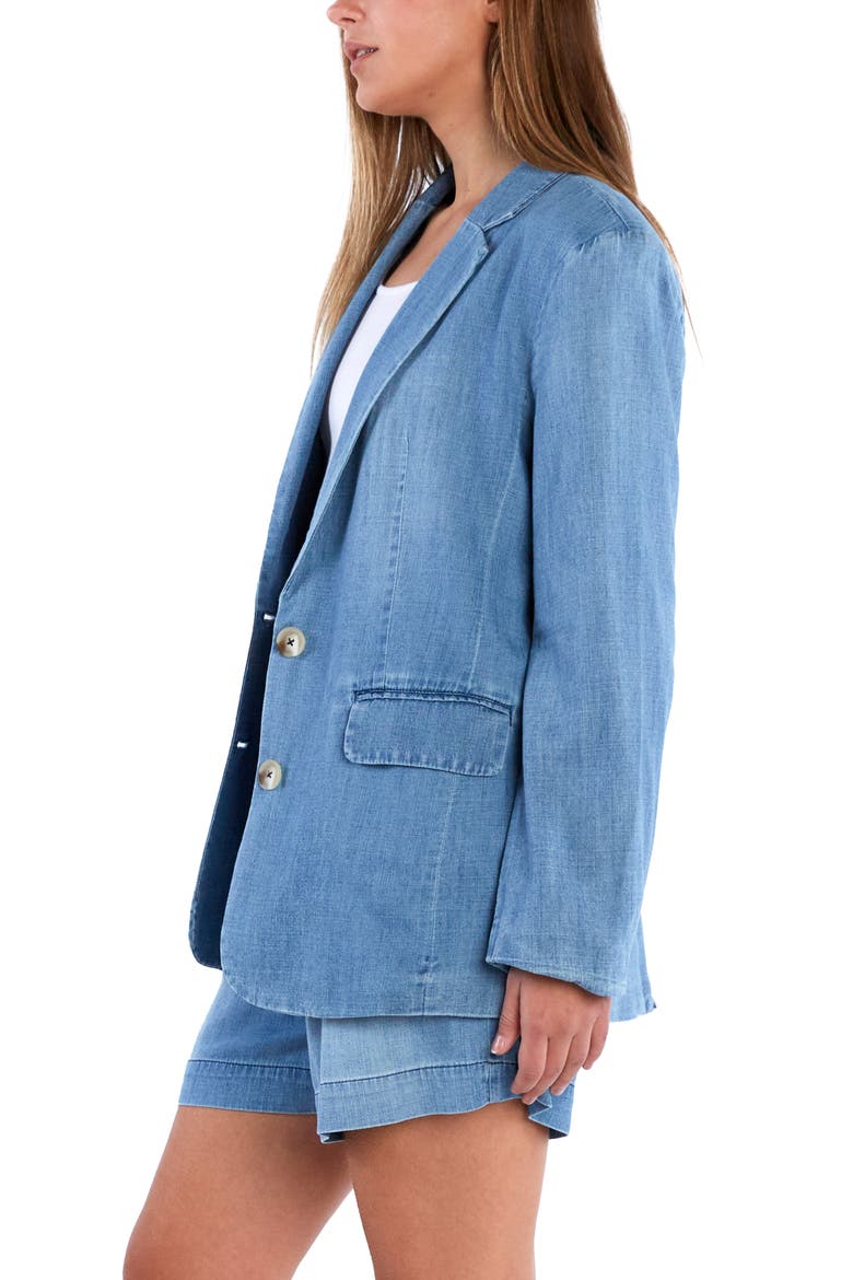 Denim Blazer, Alternate, color, DENIM