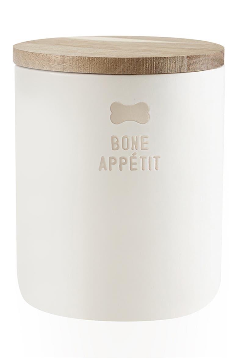 Bone Appétit Pet Treat Canister, Main, color, CERAMIC
