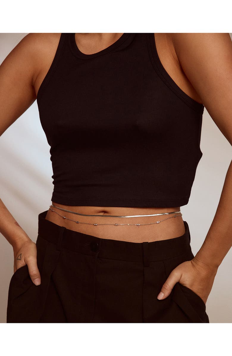 Luv AJ The Mercer Belly Chain, Alternate, color,