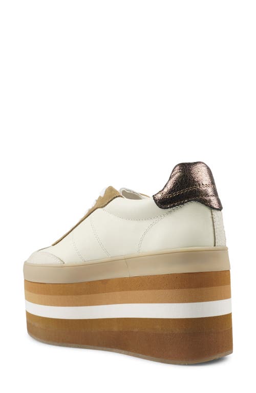 Zigi Breelynn Platform Sneaker In Rust Suede