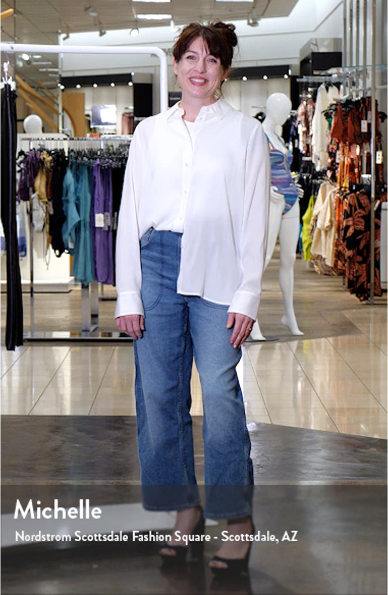 Slim Fit Silk Blouse, sales video thumbnail