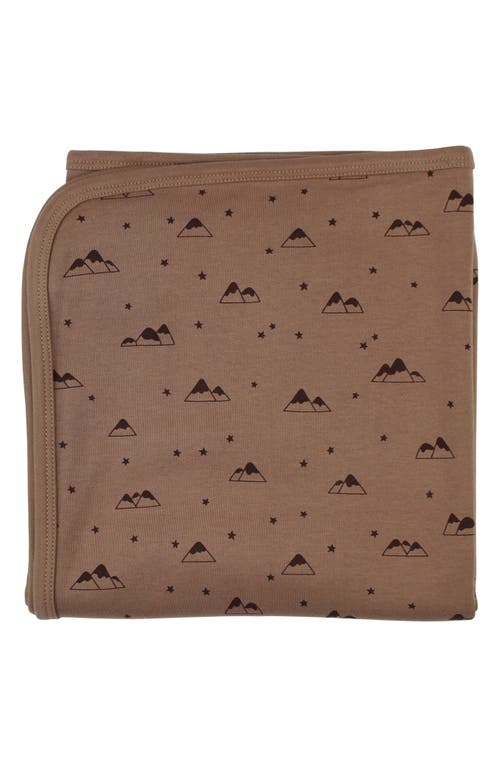 L'Ovedbaby Organic Cotton Baby Blanket in Latte Mountain 