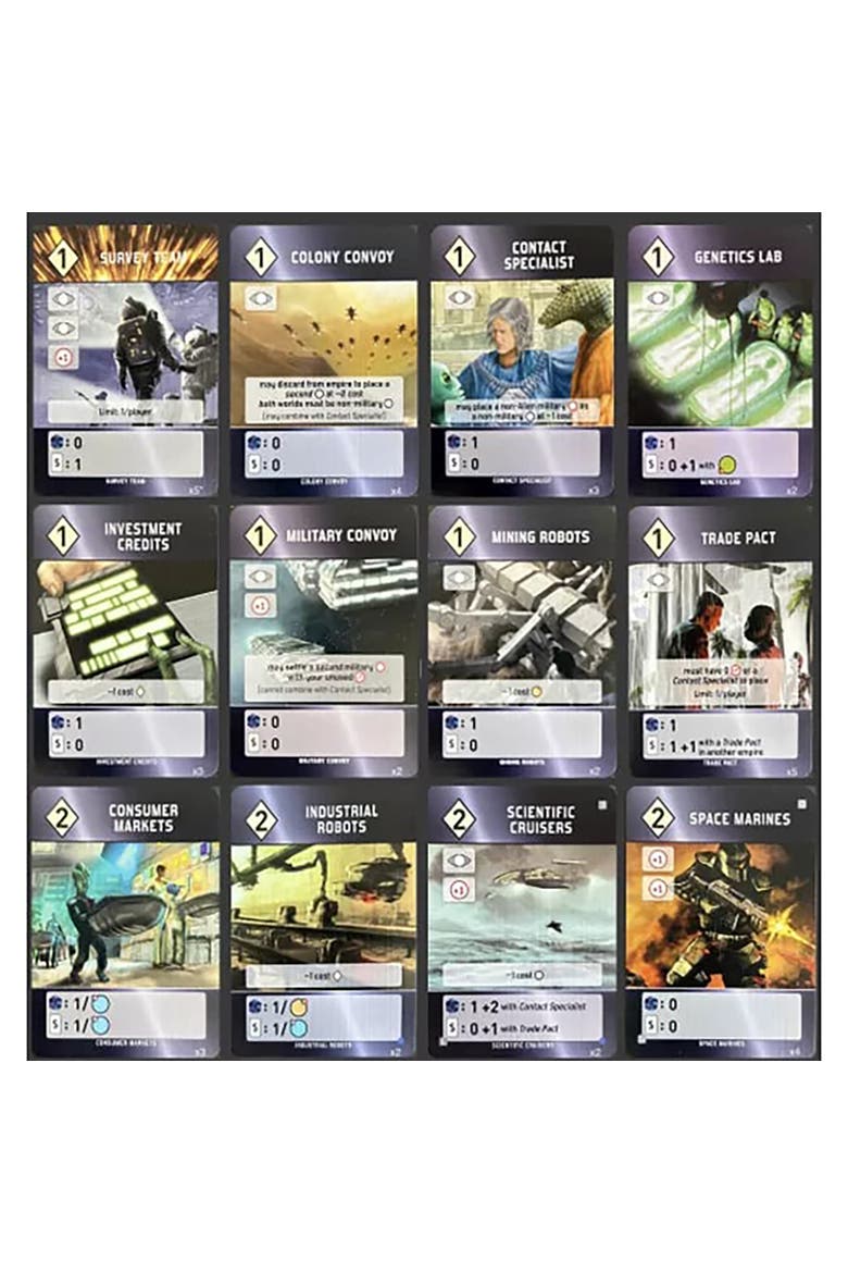 Jump Drive Terminal Velocity Expansion Galaxy Race Card Game, 15 Players, Alternate, color, Multicolored