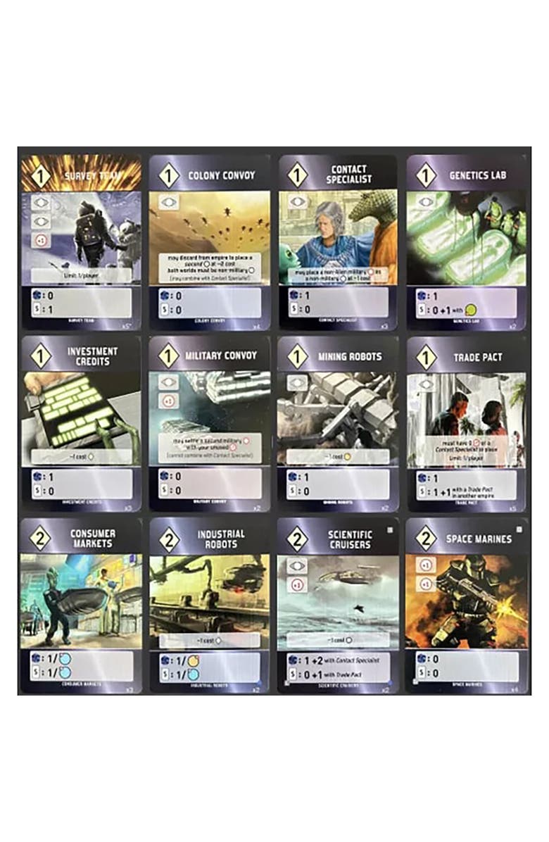 Rio Grande Games-ACH Jump Drive Terminal Velocity Expansion Galaxy Race Card Game, 15 Players, Alternate, color, Multicolored