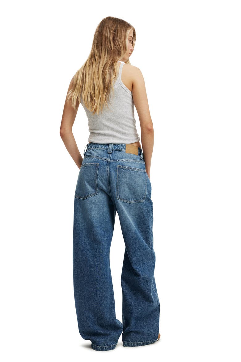 Women's Low Super Baggy Jean, Alternate, color, Drop Blue