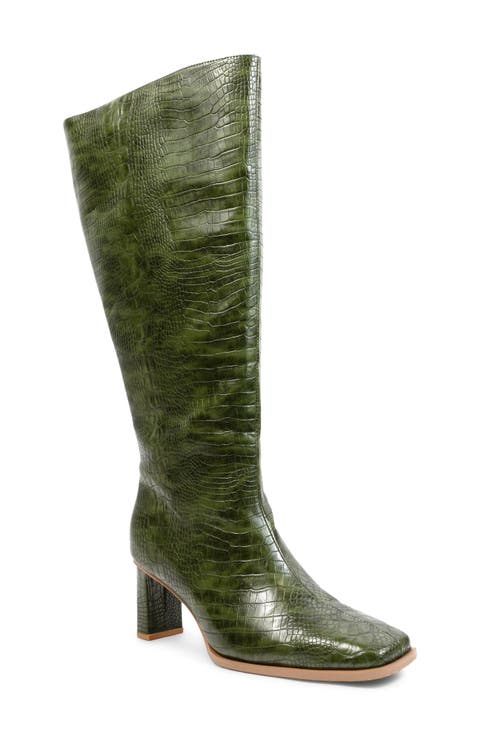 McKenzie Faux Leather Knee High Boot