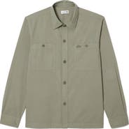 Lacoste Cotton Button-Up Overshirt
