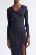 Missoni Ribbed V-Neck Sweater