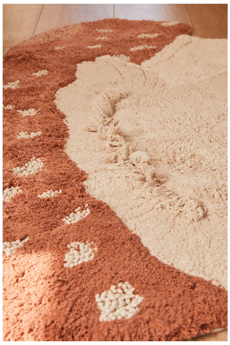 Boletus Washable Recycled Cotton Blend Rug, Alternate, color, NATURAL OLIVE PEARL BLUE ASH