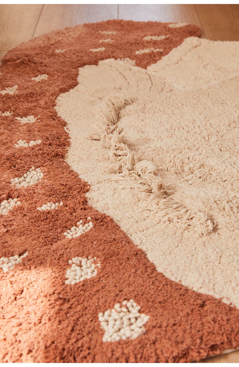 Lorena Canals Boletus Washable Recycled Cotton Blend Rug, Alternate, color, Natural Olive Pearl Blue Ash