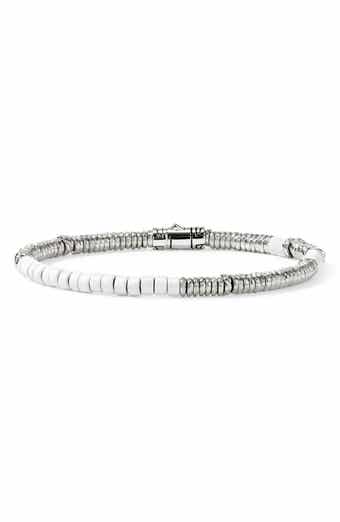 John Hardy Heishi Freshwater Pearl & Bead Silver Bracelet John Hardy Heishi Freshwater Pearl & Bead Silver Bracelet