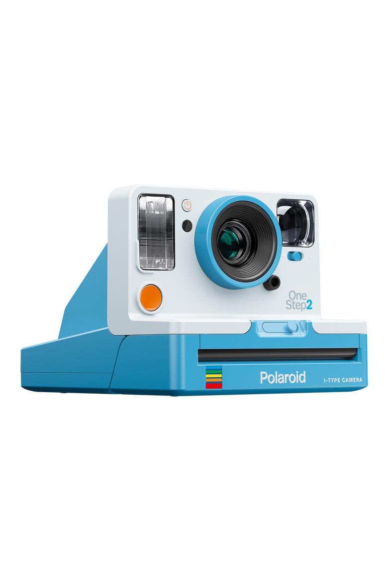 Polaroid OneStep 2 Viewfinder - Summer Blues Instant Camera, Alternate, color, WHITE/ BLUE