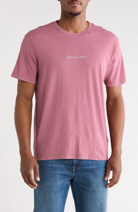 Garment Washed Chest Logo Tee