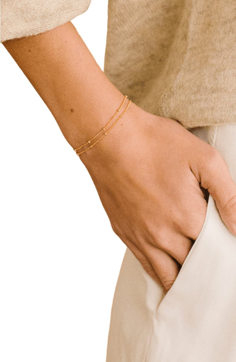 MADE BY MARY Satellite Bracelet, Alternate, color, Gold Filled