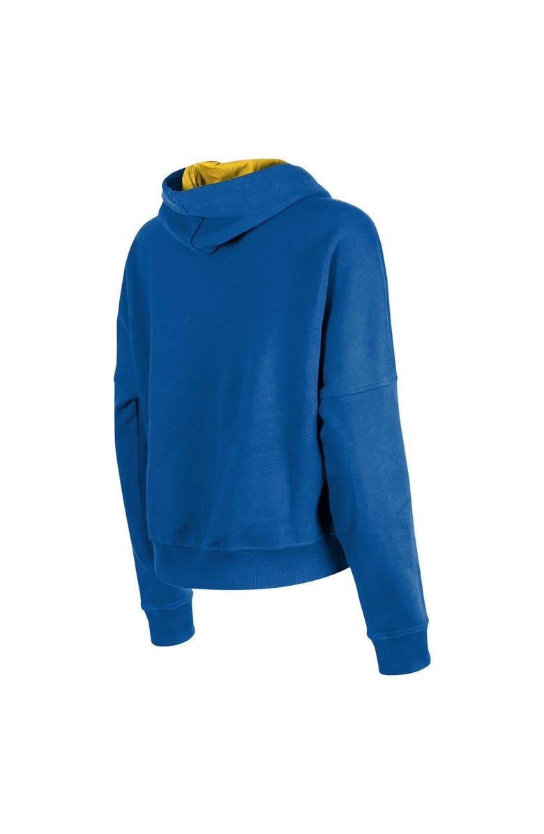 New Era Women's New Era Royal Golden State Warriors Boxy Pullover Hoodie, Alternate, color, Royal
