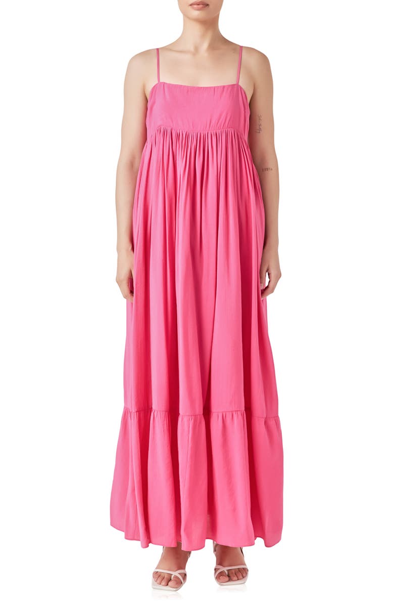 Endless Rose Babydoll Maxi Dress, Main, color, 