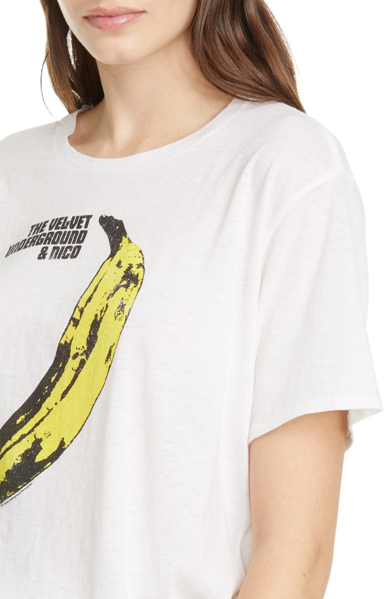 R13 Velvet Underground Banana Graphic Tee, Alternate, color, 