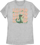 Hoppers Women's Tom Lizard Colorful Star Short Sleeve Graphic T-Shirt