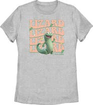 Hoppers Women's Tom Lizard Colorful Star Short Sleeve Graphic T-Shirt